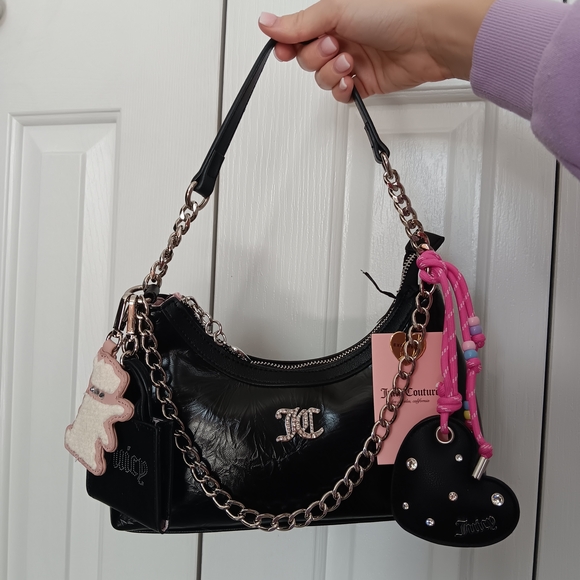 Juicy Couture Liquorice Juicify Shoulder Chain Bag - Picture 4 of 16